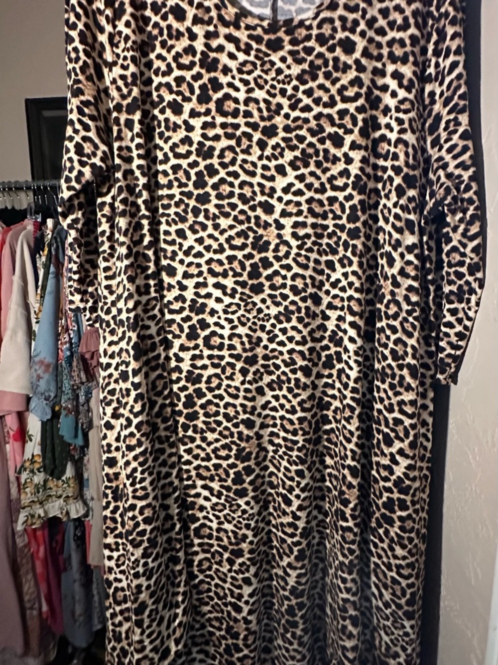 Leopard Print Maxi Dress - Animal Print